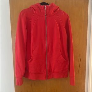 lululemon athletica Red Hoodie